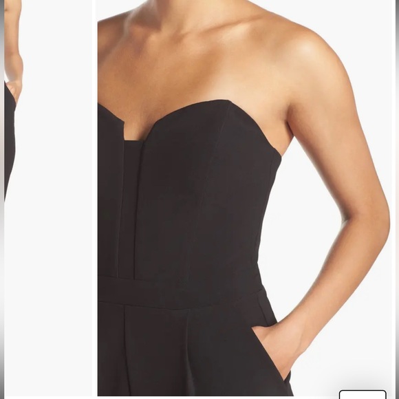 Adelyn Rae strapless sweetheart jumpsuit - Picture 5 of 8